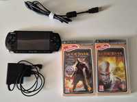 Sony PSP 3004 + God of War: Chains of Olympus, Duch Sparty, karta 16GB