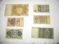 Banknoty PRL przedwojenne powojenne kolekcjonerskie