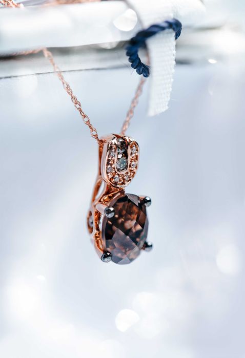 Złoto diamenty brylanty naszyjnik Le Vian prezent luksus okazja -50%