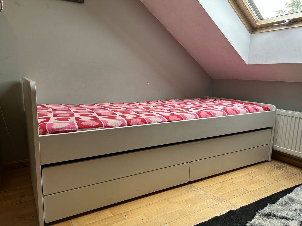 Lozko Ikea podwójne wysuwane 90x200 IKEA Slakt