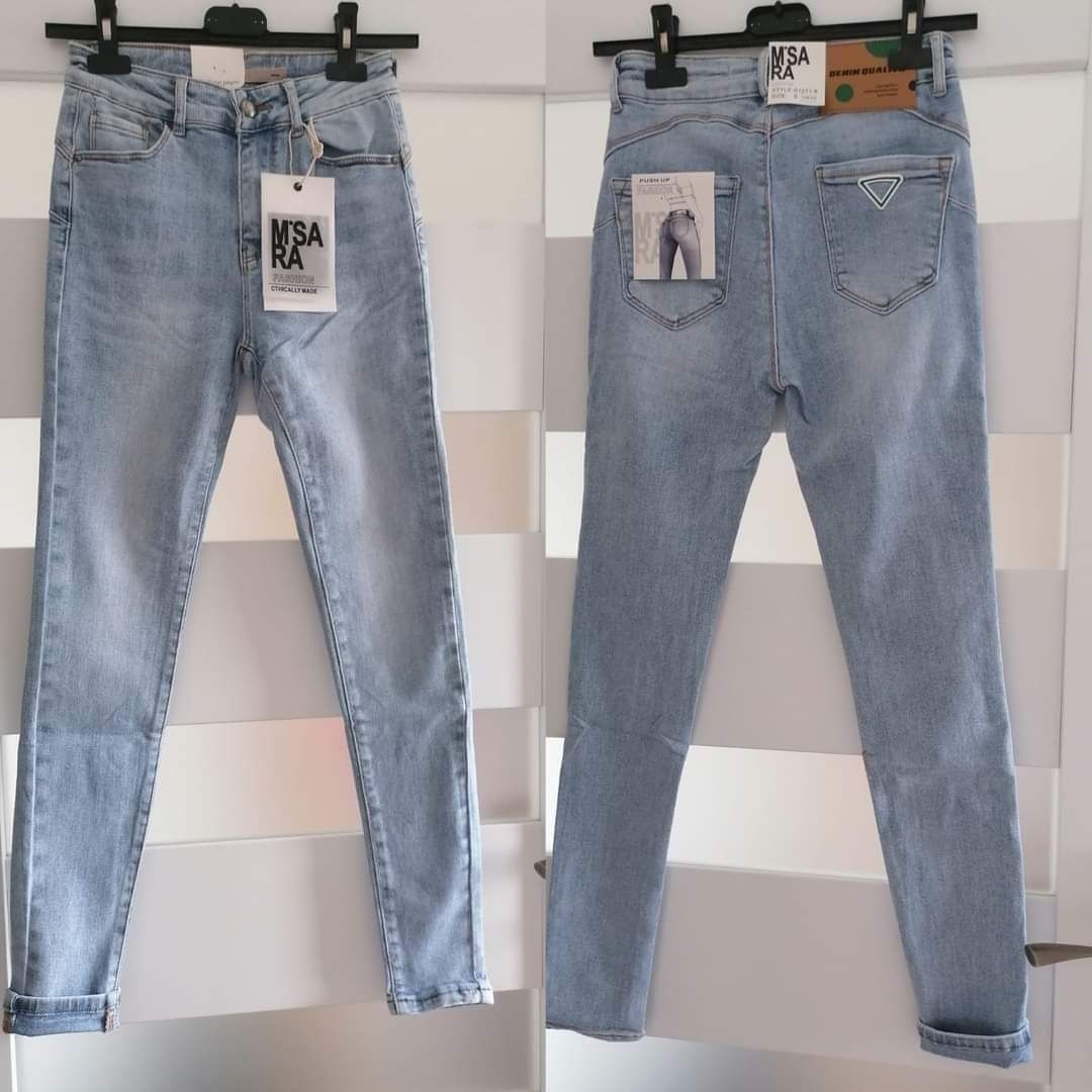 Spodnie jeansowe damskie ala Prada M. Sara rozmiar XS nowe