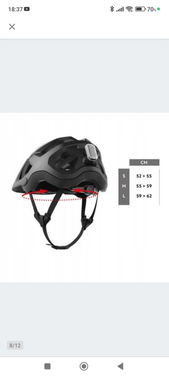 Kask rowerowy MTB ST 500 rozm 59-62cm