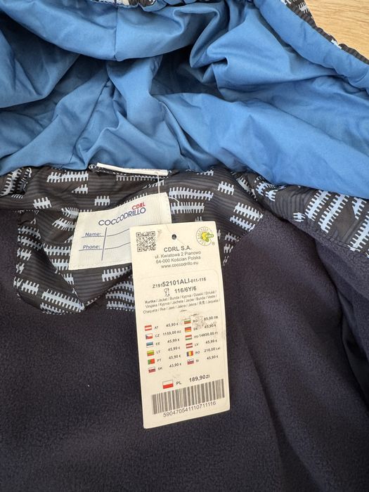 Coccodrillo nowa kurtka zimowa,  116