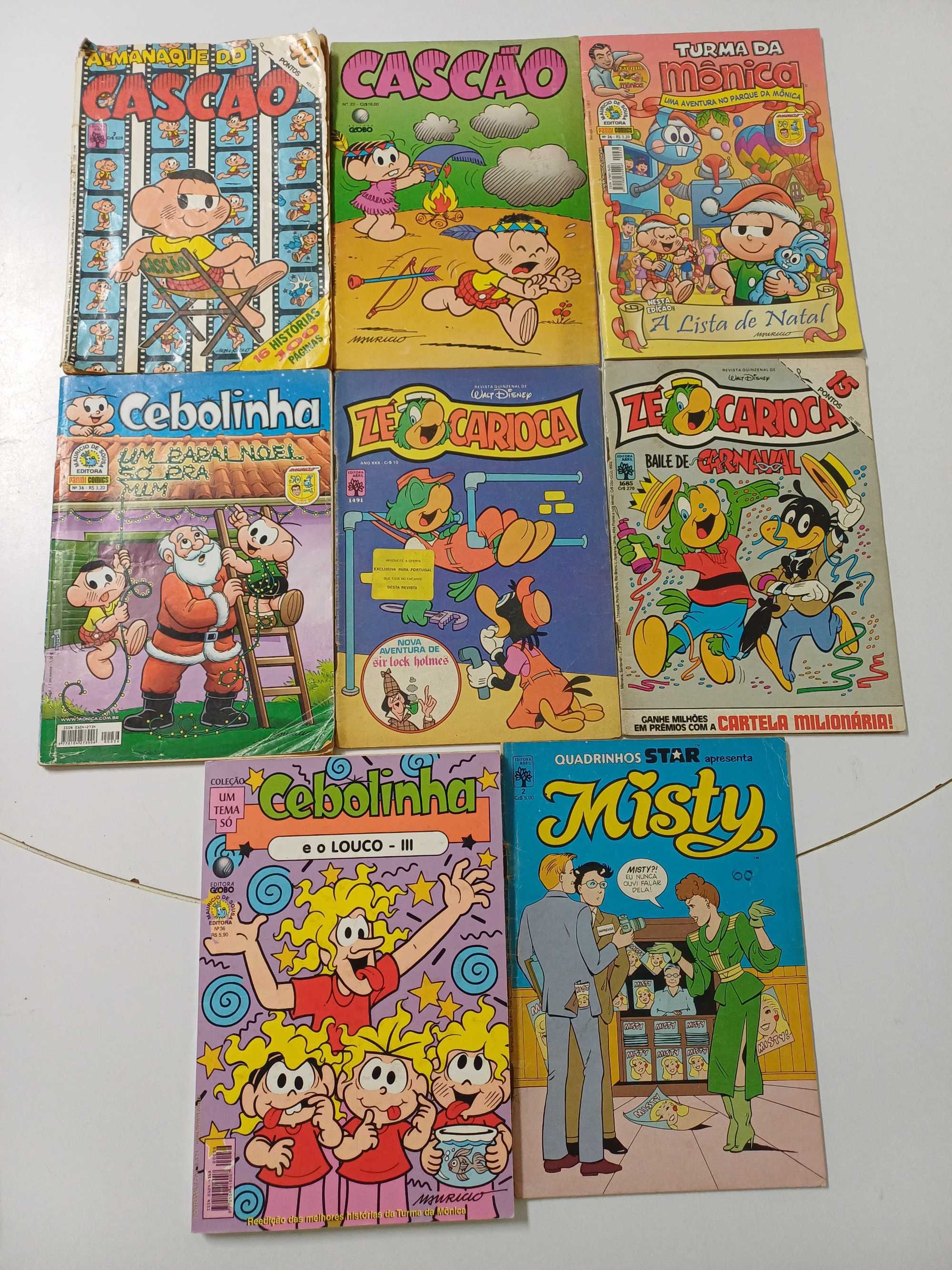 Livros de banda desenhada 8 unidades