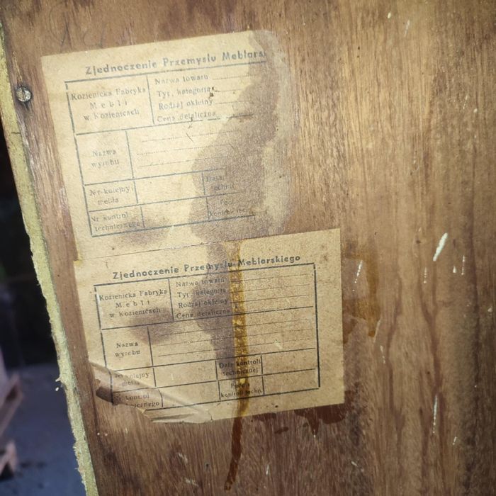 Witryna kredens meble PRL