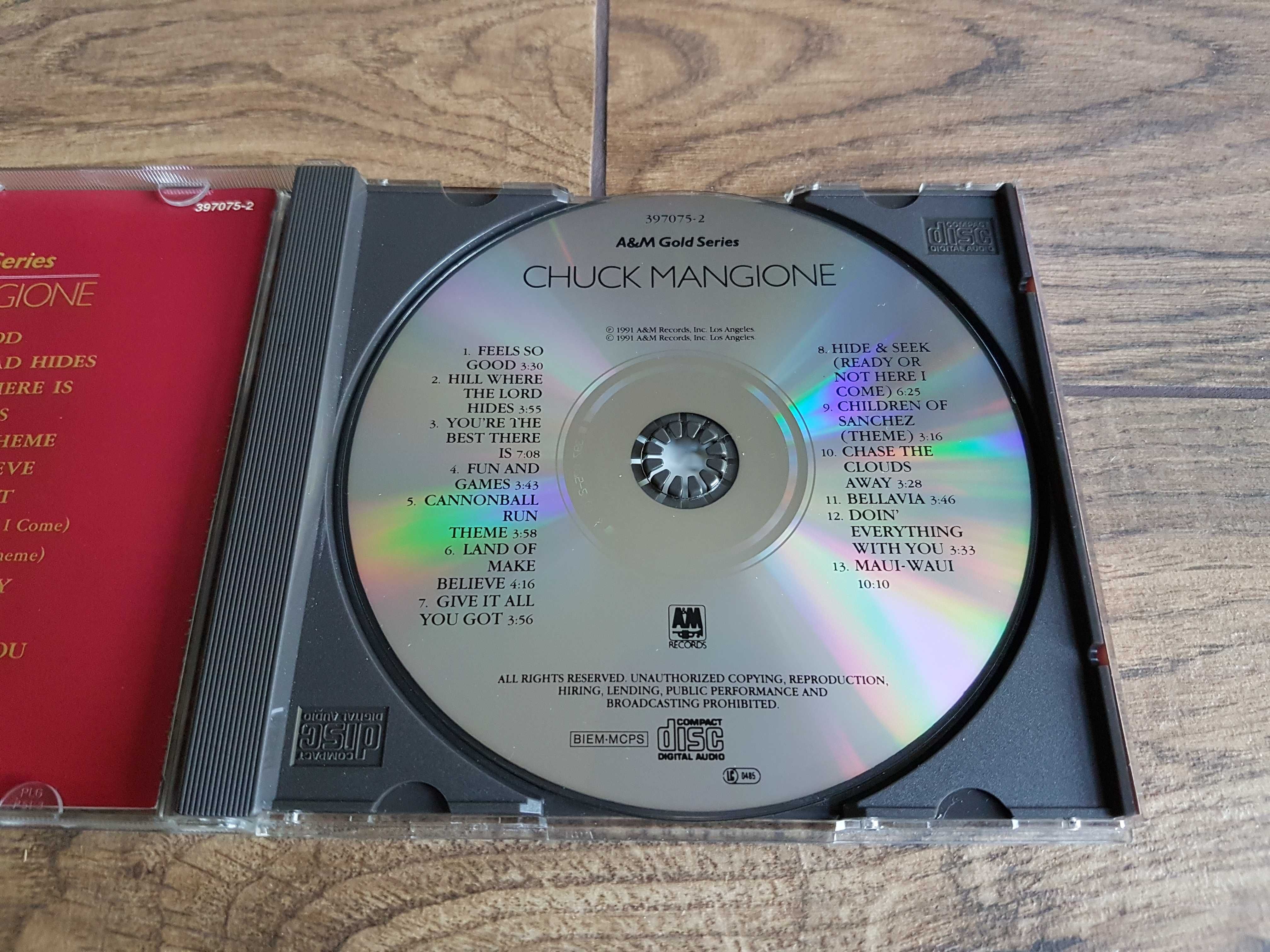 płyta CD: A&M Gold Series Chuck Mangione
