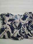 Camisa de senhora com estampado azul