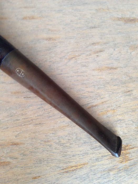 Markowa fajka LINCOLN Sandblasted Briar.