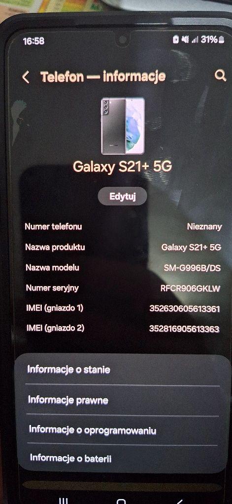 Samsung Galaxy S21 + Plus