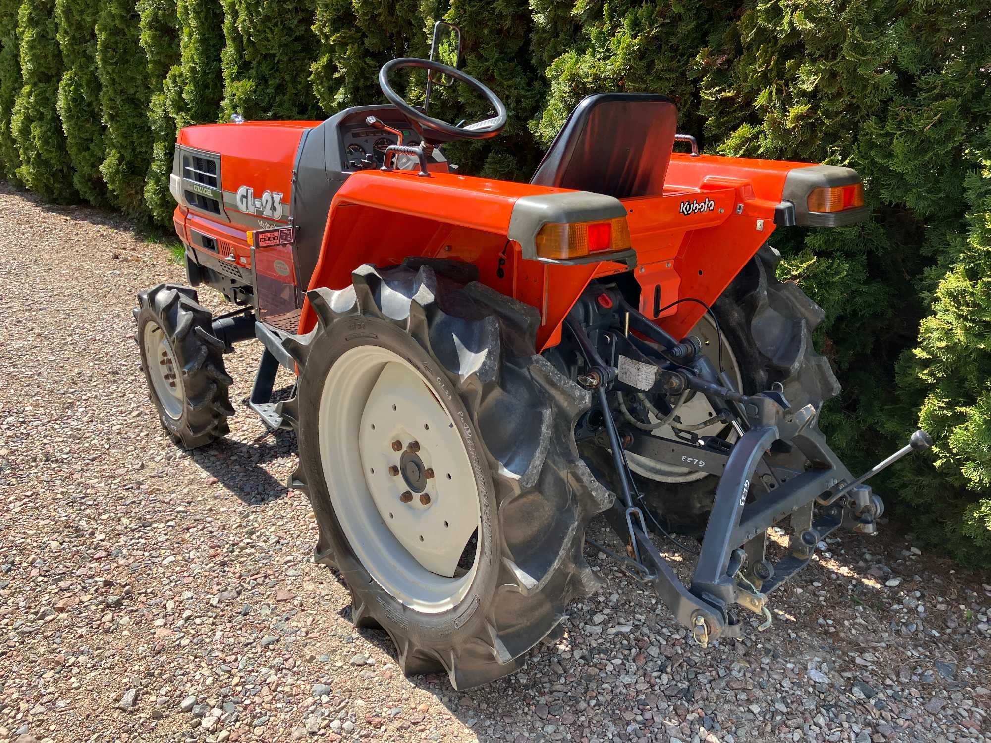 Mini Traktor Kubota GL23 Oryginalny Stan Rewers Wspomaganie Japoński