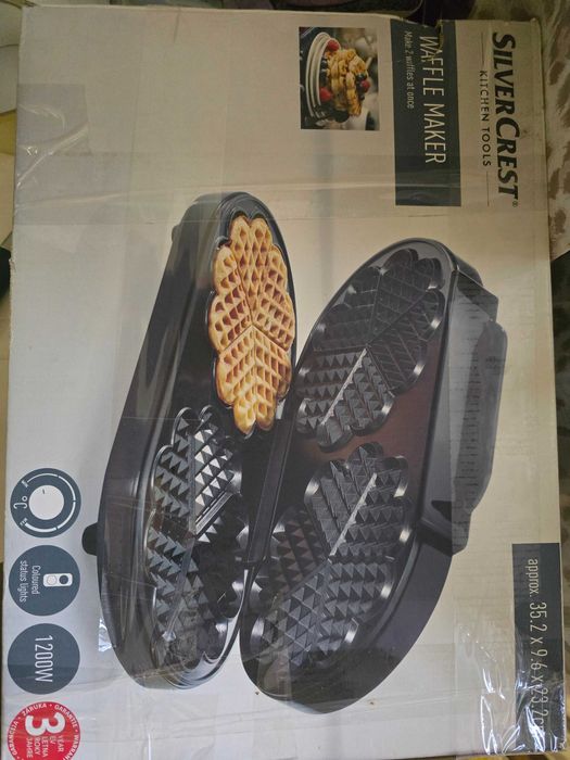 Вафельниця подвійна silver crest sdw 1200 c1