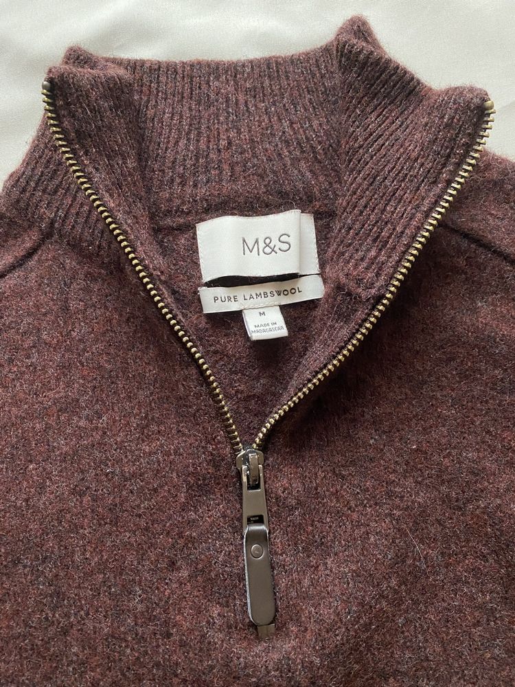 Шерстяний светр M&S 100% шерсть Pure new Wool