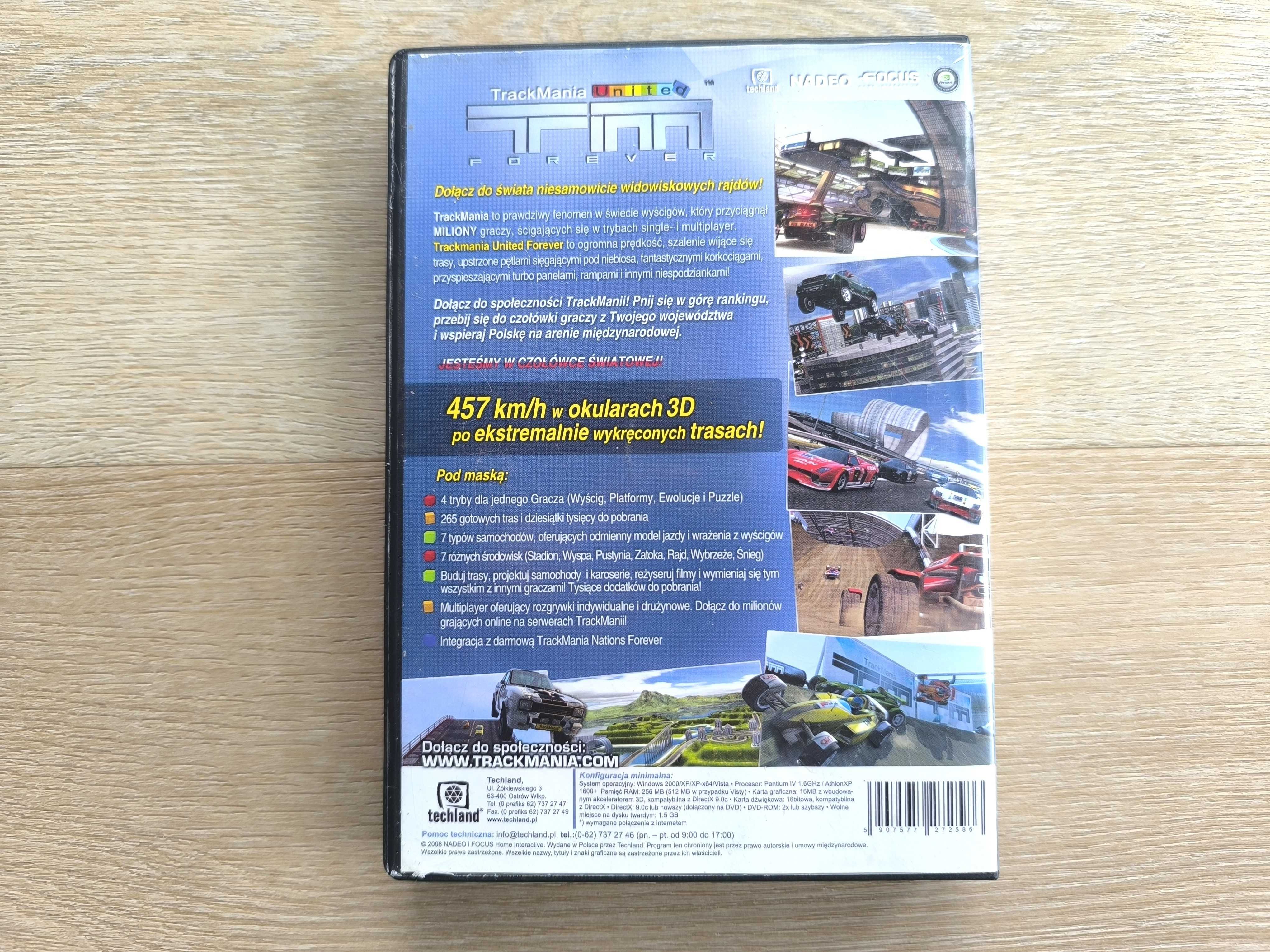 Trackmania United Forever [PC] + Okulary 3D - Wydanie Premierowe