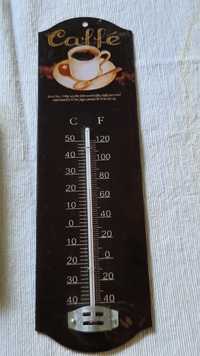 Placa decorativa com termómetro