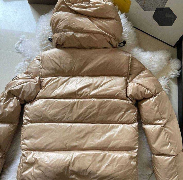 Куртка Burberry Beige Puffer / пуховик барберри бежевий зимовий