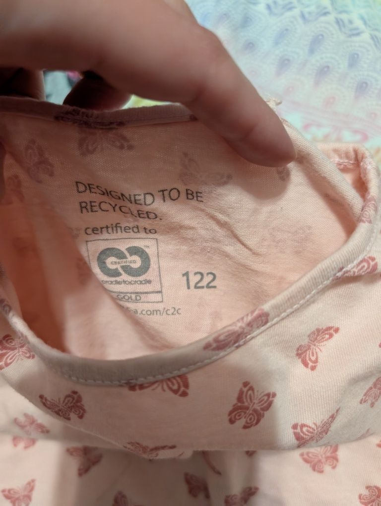 Paka ubranek dla dziewczynki letnie sukienki 10 szt next h&m 122 128