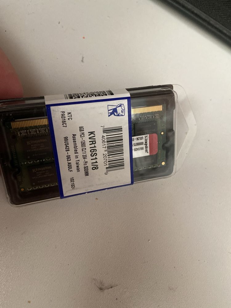 Пам'ять Kingston 8 GB SO-DIMM DDR3 1600 MHz (KVR16S11/8)