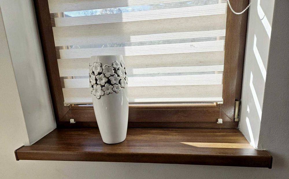 Parapety wewnętrzne Złoty dąb 25cm PCV komorowy