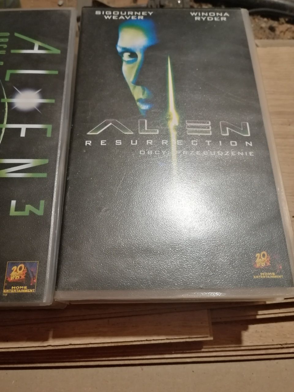 Zestaw VHS alien wszystkie części oryginalne opakowanie