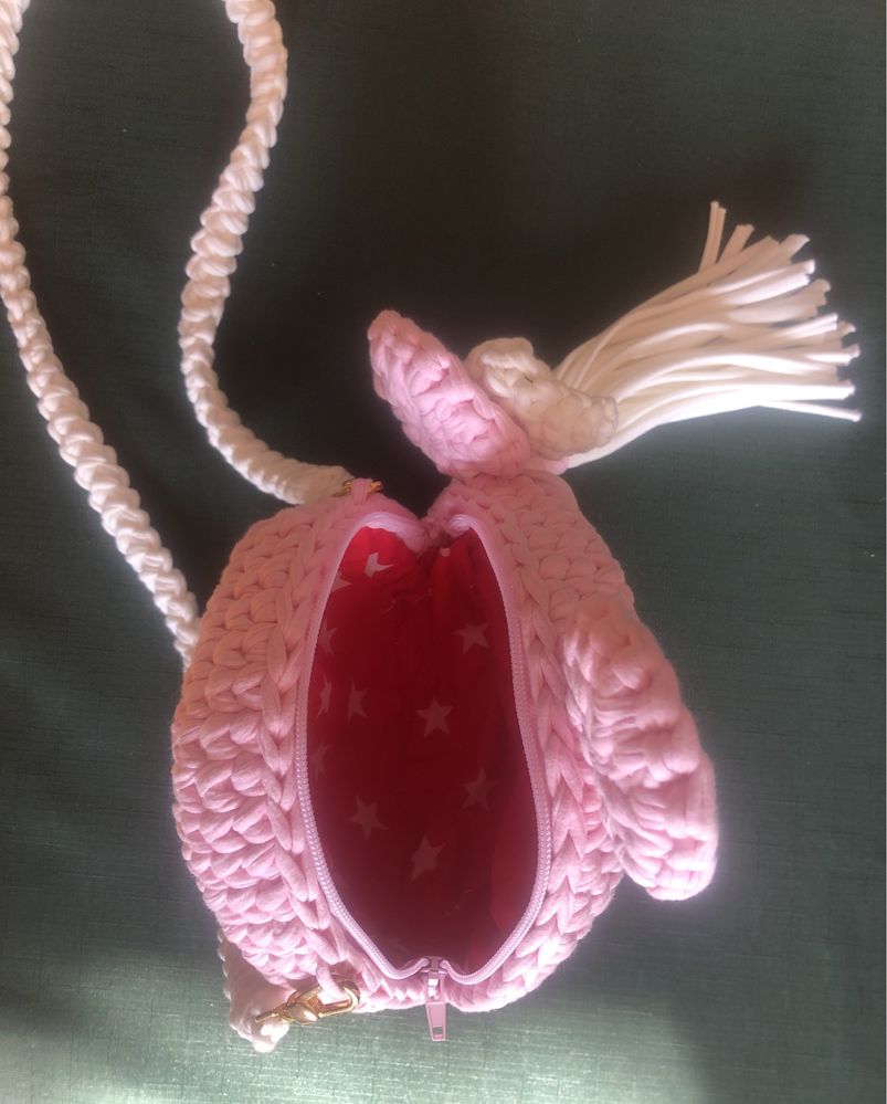 Torebka handmade ze sznurka
