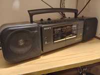 Radiomagnetofon Sony vintage ładny stan tanio.