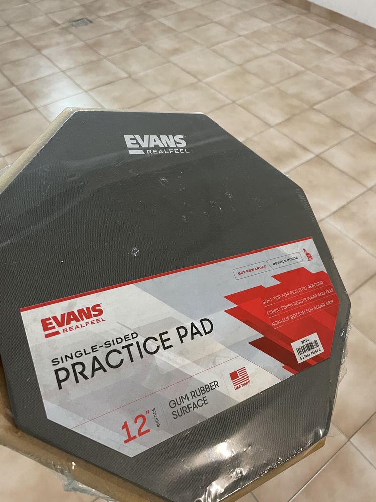 Pad de treino para bateria 12” - Novo