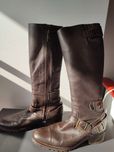 Botas altas de pele Hera