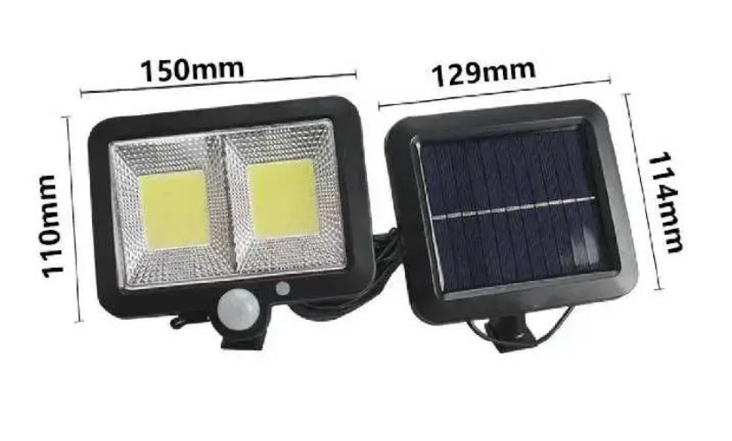 Вуличний ліхтар світильник сонячна батарея