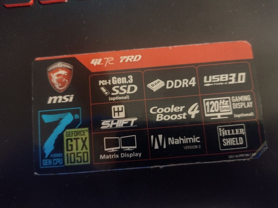 Laptop Gamingowy MSI