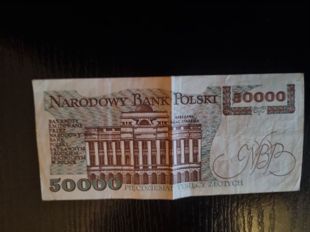 Sprzedam banknot 50 000zł