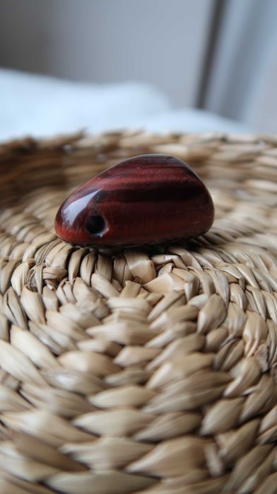 Bawole oko zawieszka wisiorek na łańcuszek kamień