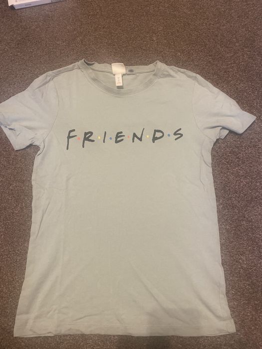 Bluzka/T-shirt zielony F•R•I•E•N•D•S h&m