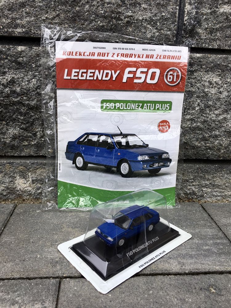 Czasopismo-Polonez ATU PLUS-legendy FSO,auta PRL,model,kolekcja