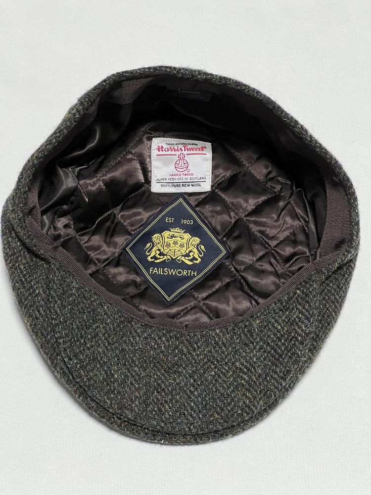 Кепка Harris Tweed (оригінал, нат. шерсть, Англія)