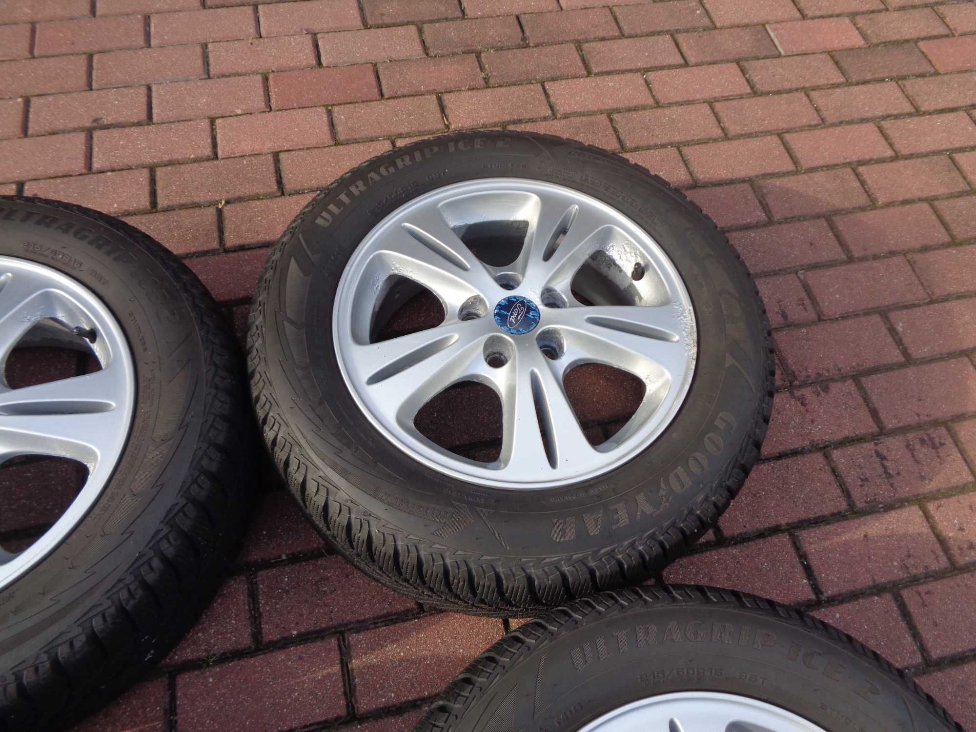 Alufelgi 16 Ford S-Max C-Max Mondeo z oponami zimowymi 22r wys 7mm ORG
