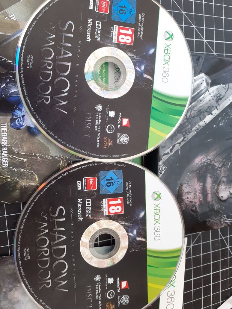 Edição especial Steelbook Shadow of Mordor X-box 360. Impecável