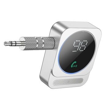 Borofone Odbiornik dźwięku Bluetooth AUX BC52 True Way srebrny