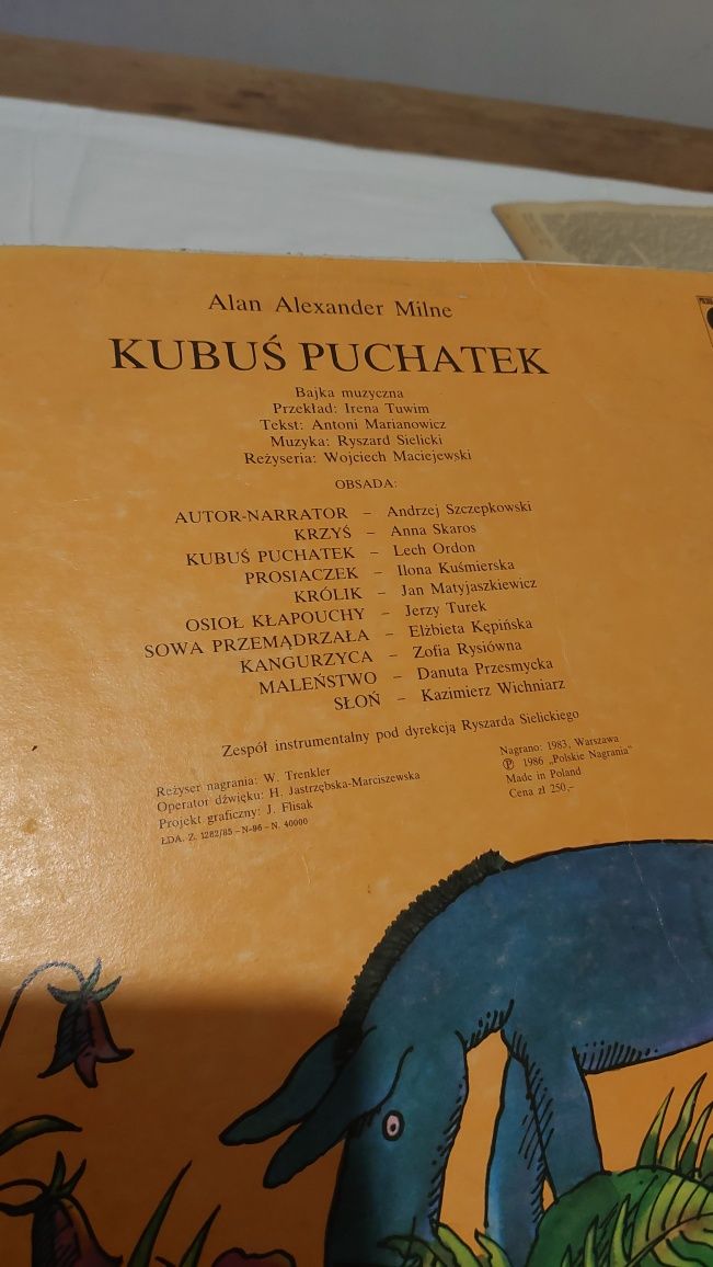 Płyta winylowa Kubuś Puchatek