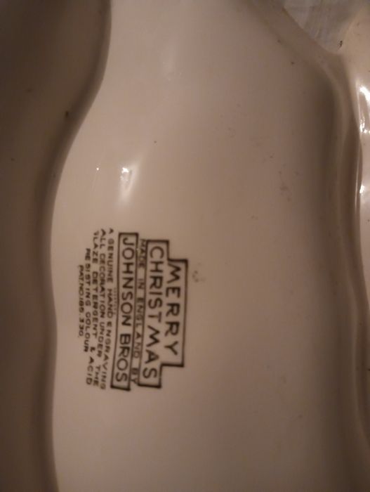 Prato natalício Inglês