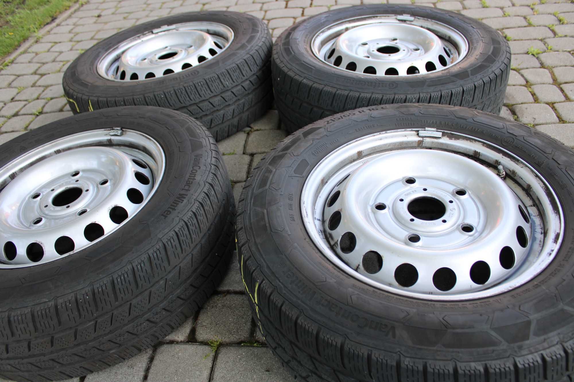Koła zima FORD TRANSIT 215/65R16C 6.5x16 ET60 rozstaw 5x160 otwór 65.1