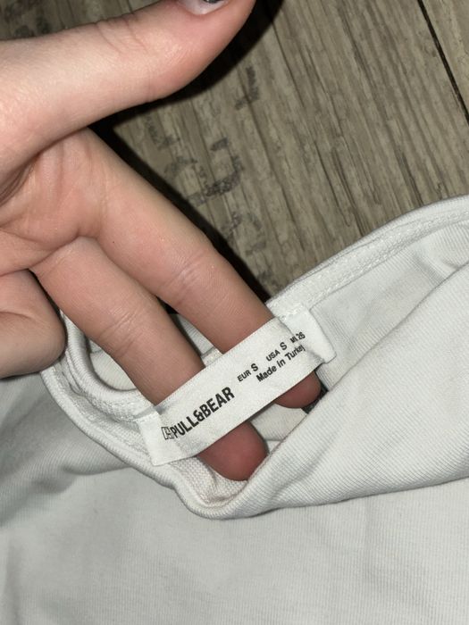 Боді xs-s, чорного та білого кольору