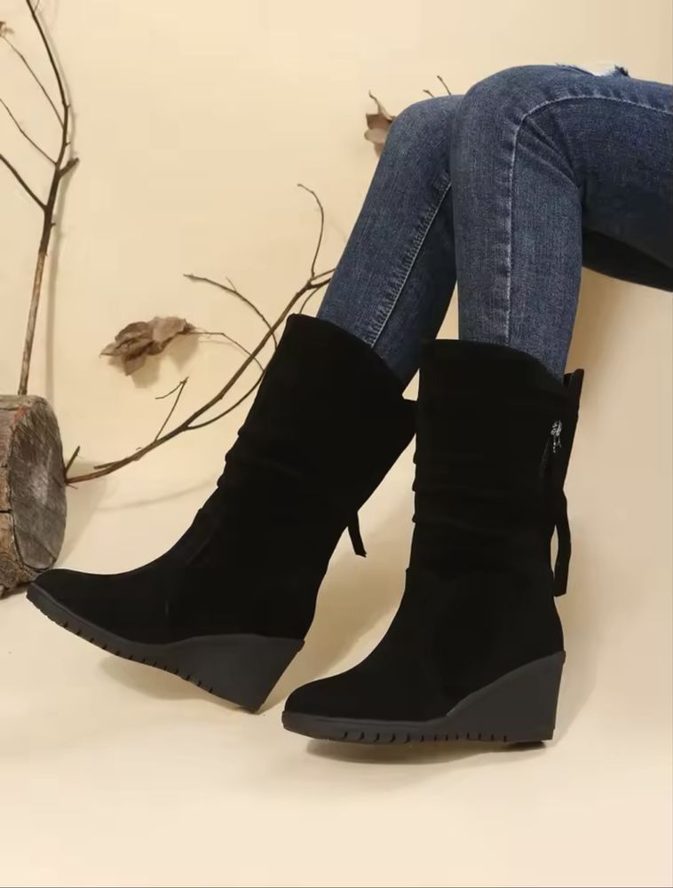 Botas de camurça