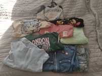 Zestaw bluzy koszule 6 sztuk rozmiar 140_152 h&m Reserved cool club