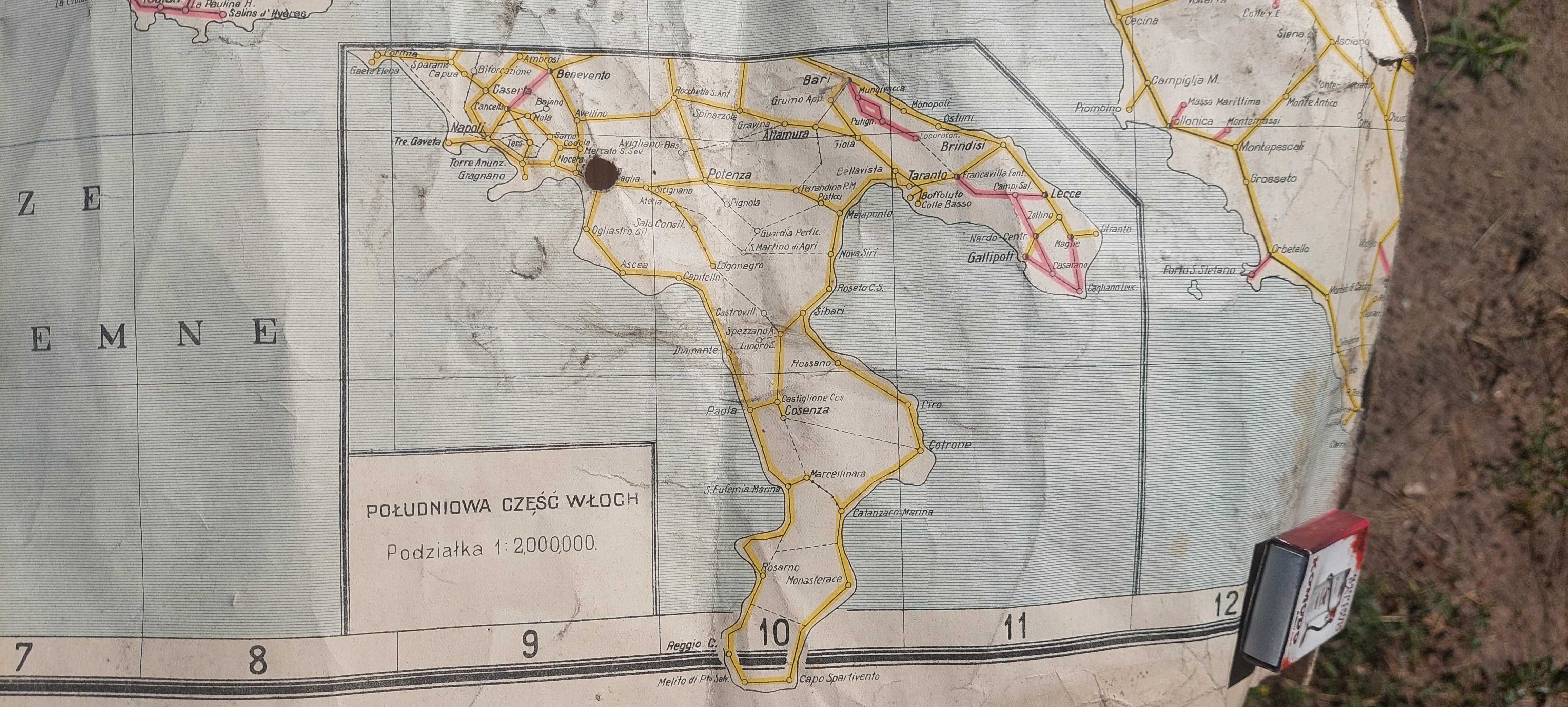 Przedwojenna mapa kolejowa Europy Zach. i Górnego Śląska