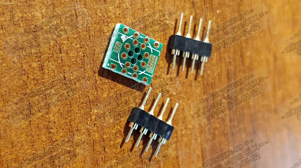 Высококачественный SOIC8\TO-99-8 to DIP8 переходник для ОУ в ЦАП(DAC)
