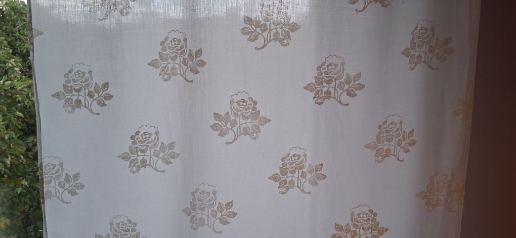 HOME&YOU zasłonki /panele 60x240 bawełna róże  2 szt