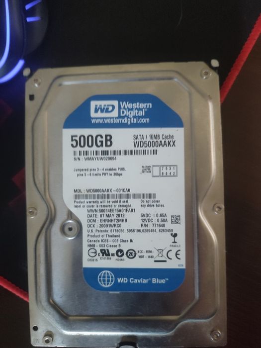 Жёсткий диск на 500gb