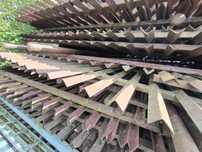 Przęsło stalowe ogrodzeniowe 1,25x5m 50 szt. ogrodzenie