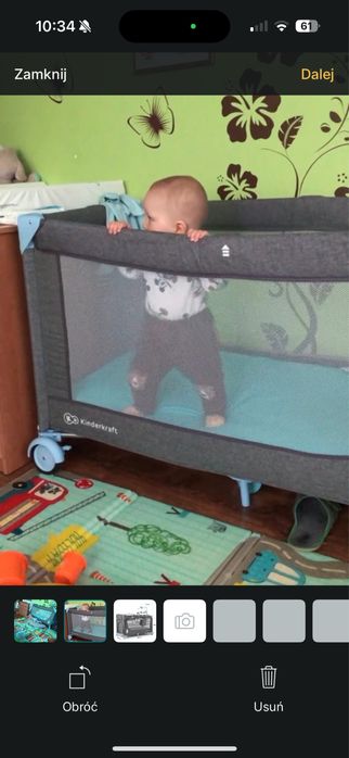 Łóżeczko turystyczne Kinderkraft JOY