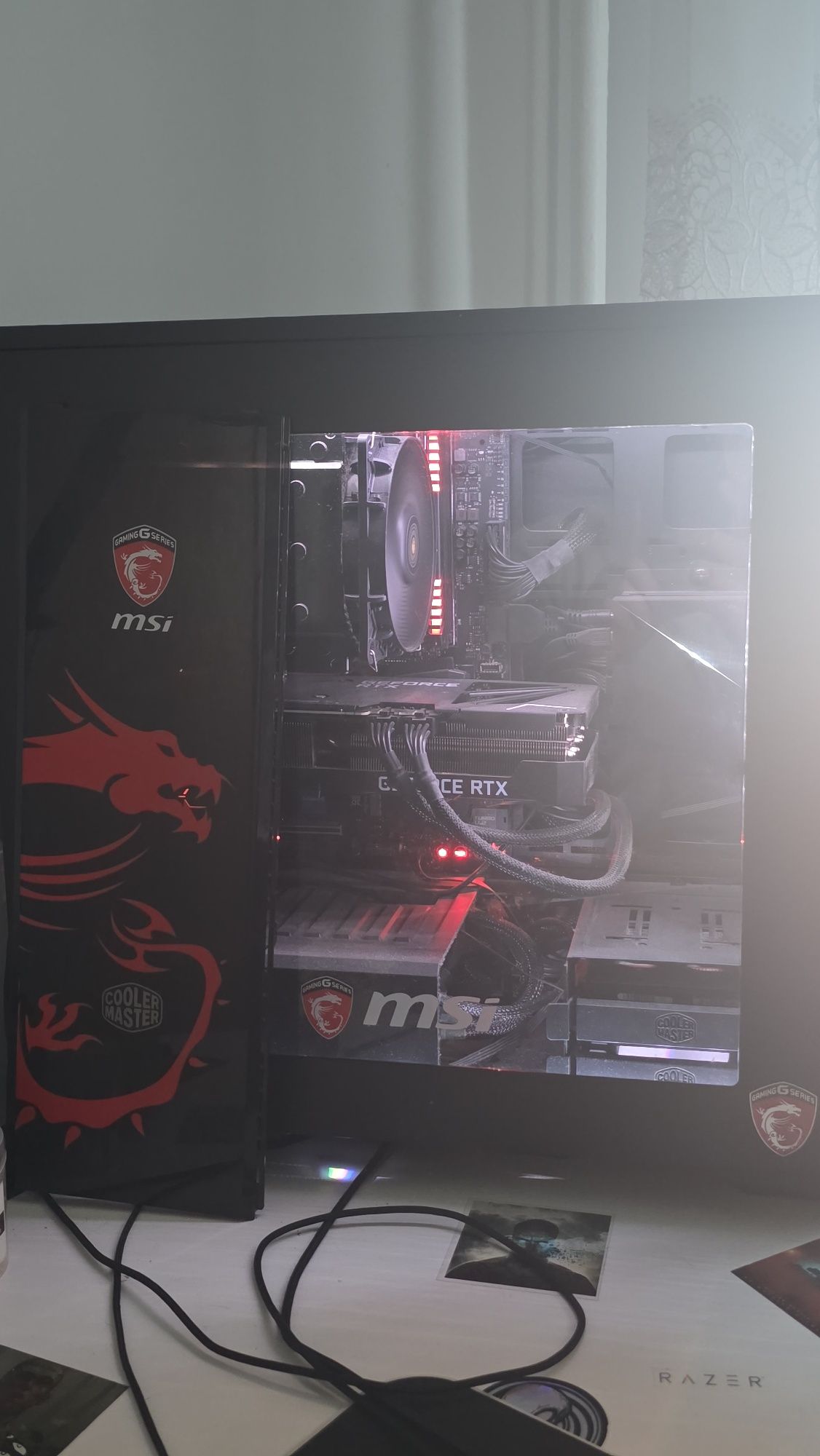 Komputer gamingowy MSI Dragon RTX 3070TI + Windows 10